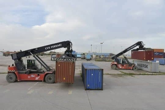 Launch of the First Container Transport Operation by Train from Algiers Port
