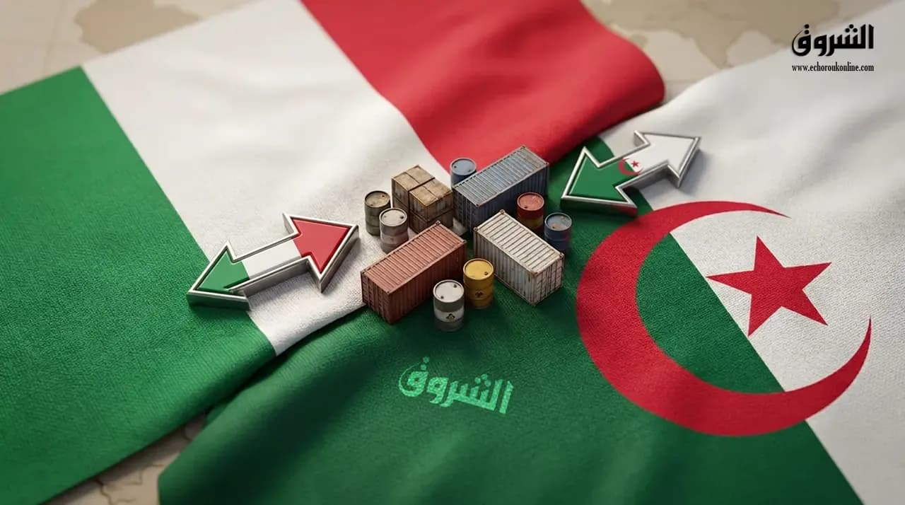 6.78 billion euros trade volume between Algeria and Italy in 6 months