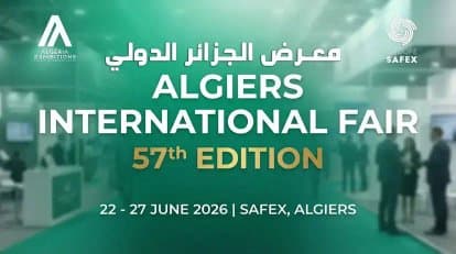781 exhibitors from 36 countries at the 57th edition of the International Algiers Exhibition
