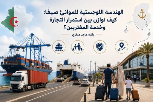 A Double Logistical Challenge Facing the Algerian Ports Authority Every Summer Season: How Does It Maintain the Flow of Goods Through Commercial Terminals While Accommodating the Huge Influx of Expatriate Flights? Understanding This Balance Clarifies the Seasonal Regulatory Measures.
