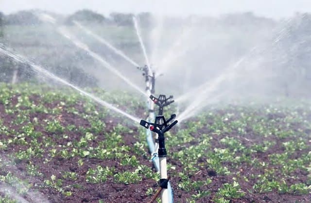 Agriculture: "Extension of irrigation areas using treated water"