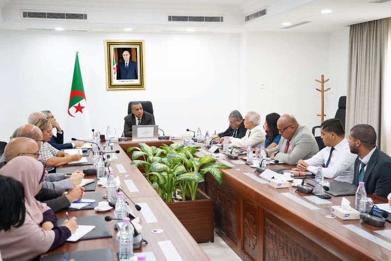 Ajjal chairs a meeting to follow up on Sonelgaz files, external partnership, and social entry