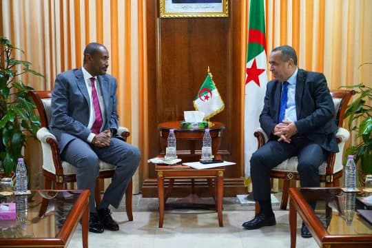 Ajjal discusses with the Executive Director of the African Energy Commission prospects for enhancing continental cooperation