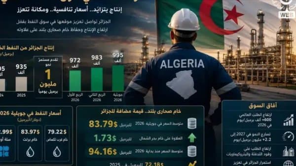 Algeria continues to strengthen its position in the global oil market