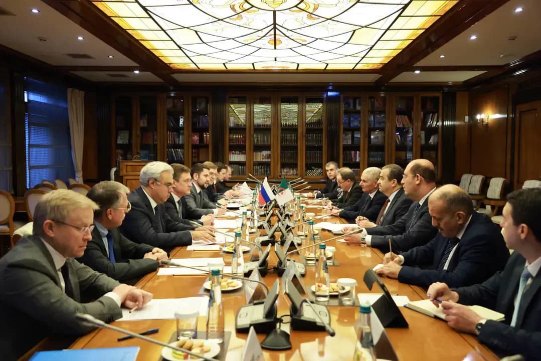 Algerian-Russian Talks in Moscow on Investment and Development of the Oil and Gas Industry