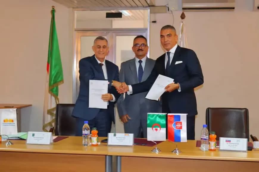 Algerian-Slovak Cooperation Agreement for the Valorization of Industrial Waste