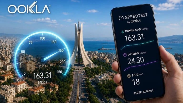 Algiers Among the Top 50 Cities Worldwide in Mobile Internet Speed
