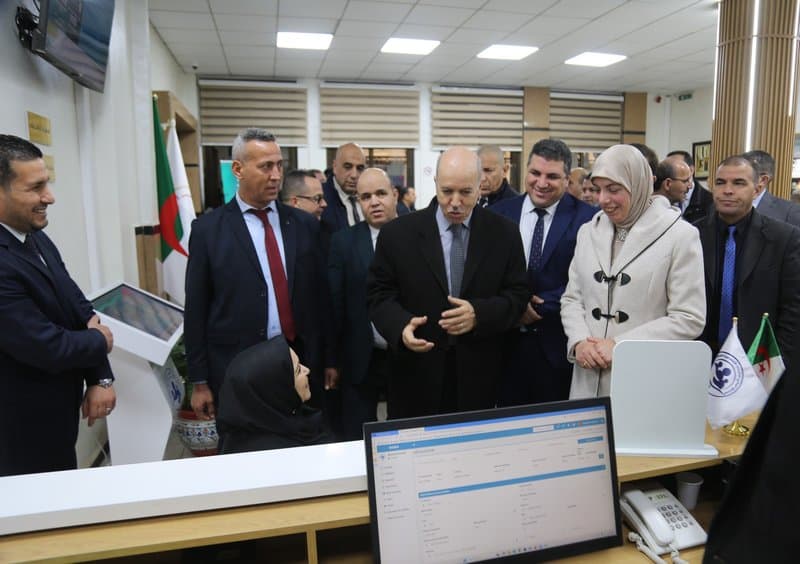 Algiers Province: Mr. Sayhi conducts an inspection visit to the National Social Insurance Fund for Wage Earners and the National Retirement Fund