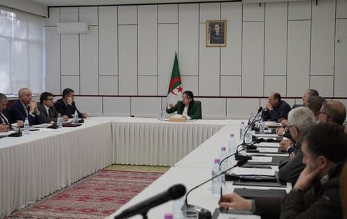 Amal Abdel Latif chairs a meeting to coordinate the participation of economic operators in local markets