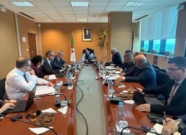 Amal Abdel Latif Receives a Delegation from the International Monetary Fund