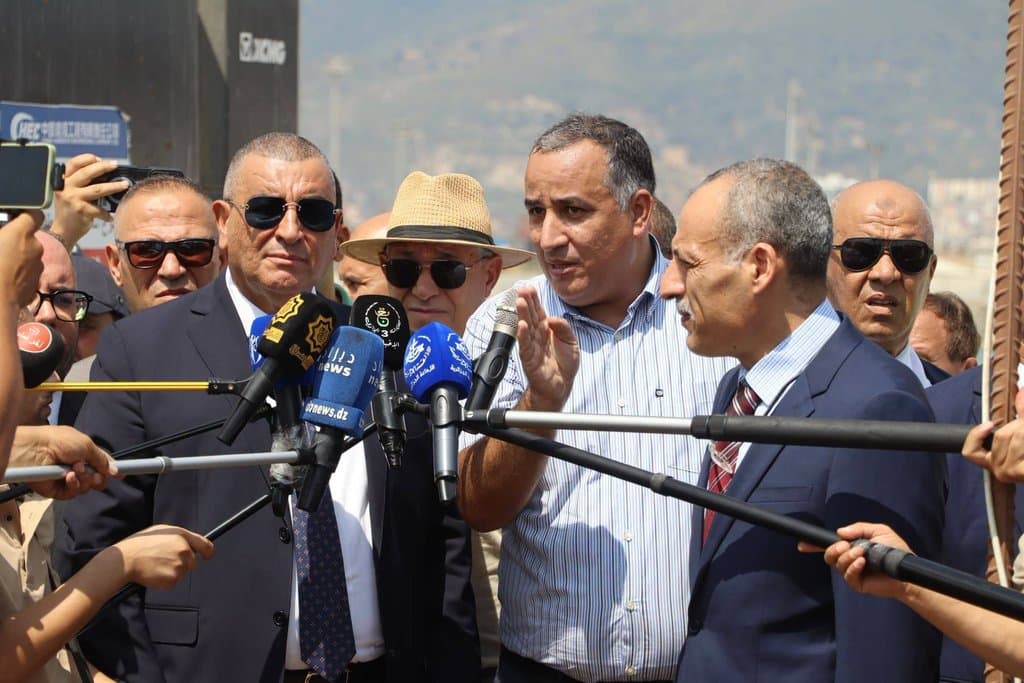 Annaba: Djilawi inspects the progress of the Eastern Mining Line project