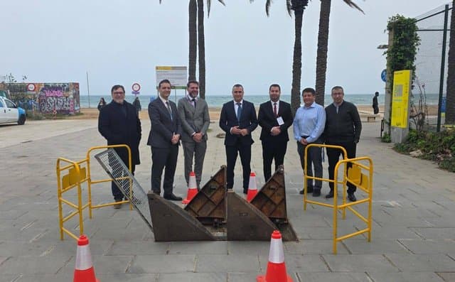 Barcelona: Zerrouki inspects the progress of the underwater cable project 'Medusa'