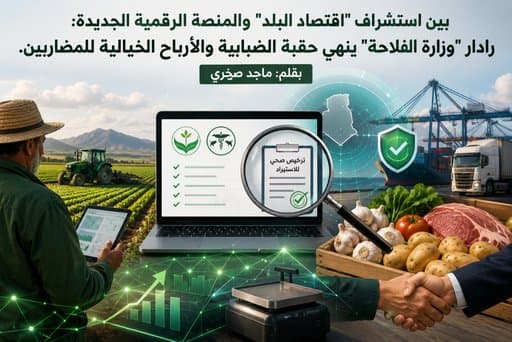 Between the foresight of 'the country's economy' and the new digital platform: the radar of the 'Ministry of Agriculture' ends the era of ambiguity and the imaginary profits of speculators.