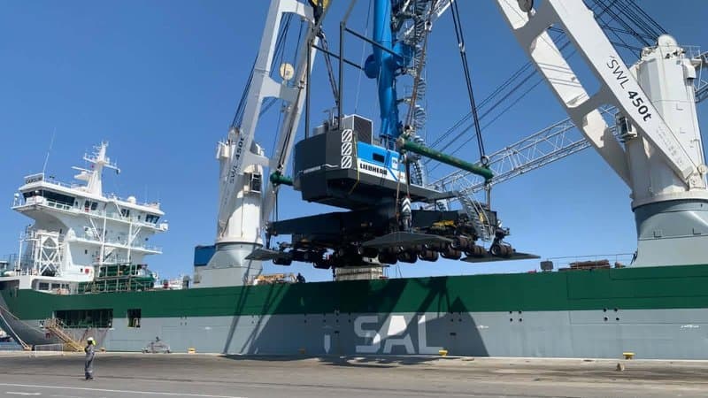 Béjaïa Port Enhances Its Operational Capabilities with the Acquisition of a New Crane
