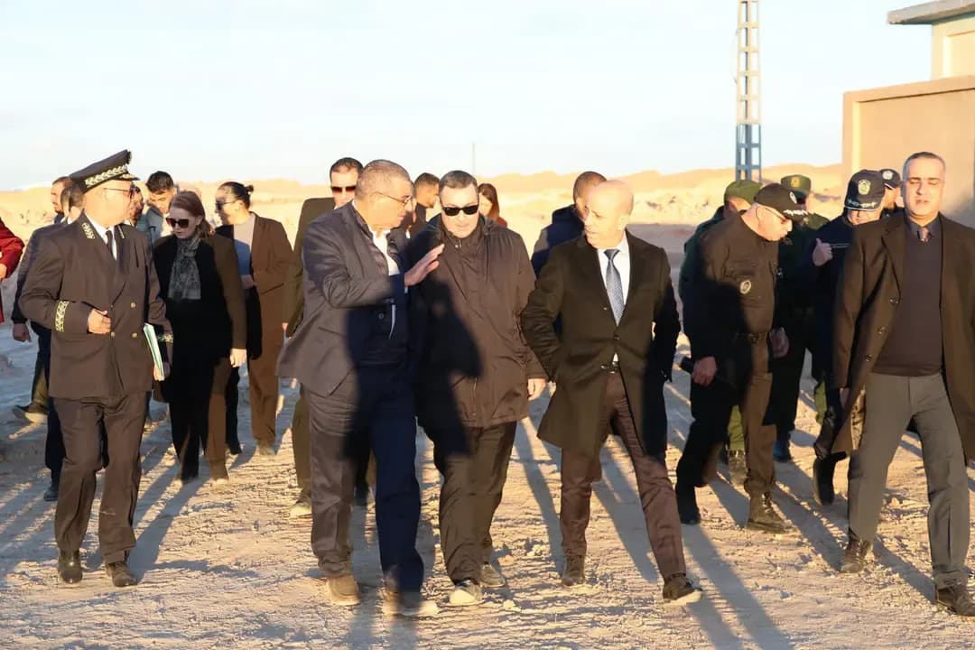 Cabinet Delegation Visits Béchar to Assess Preparations for Launching Iron Ore Exploitation at Gara Djebilet Mine