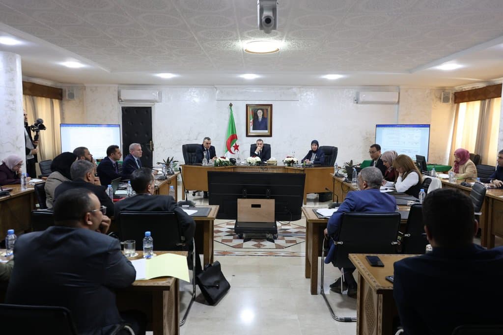 Coordinating meeting to study the information system project for monitoring national market supply