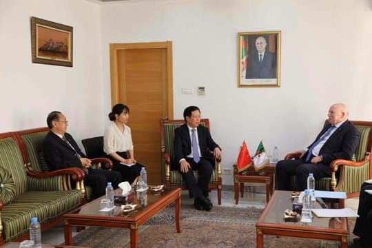 Discussions on an Algerian-Chinese partnership in the sectors of iron, mechanics, cement, and electricity