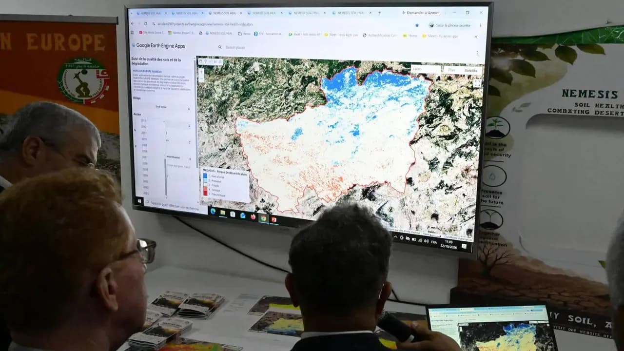 European Project Employs Satellites to Monitor Desertification and Drought in Algeria