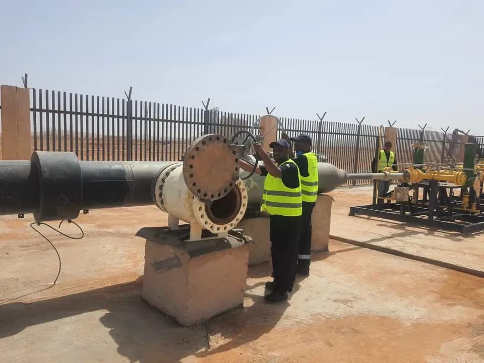 Gara Jbilat.. Gas Pressure Reduction Station Supplied for the Project is Now Operational in Béchar
