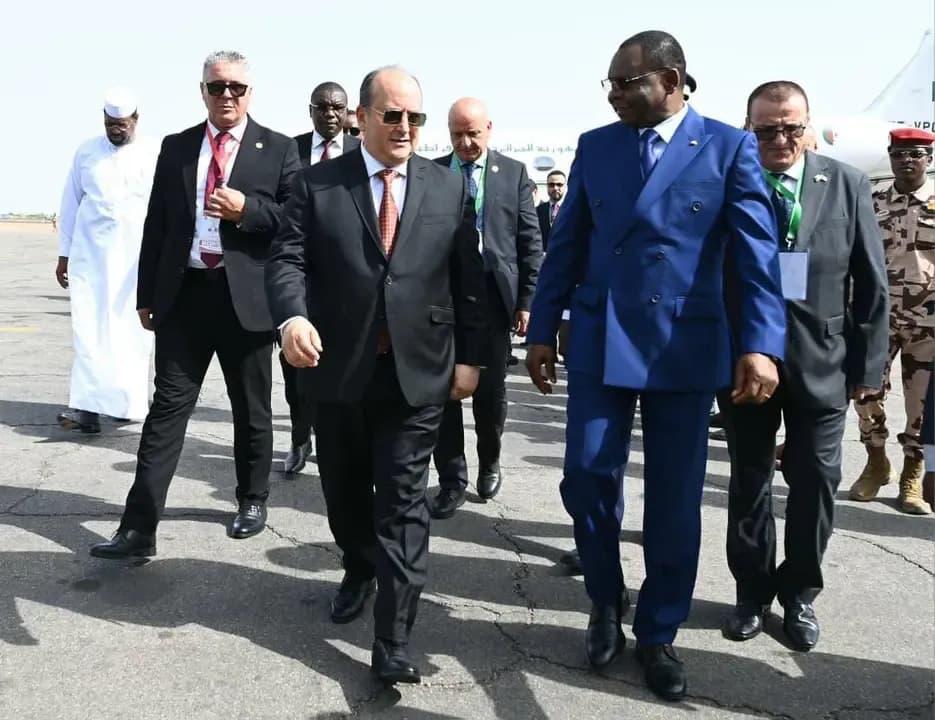 Gharib Lays Foundation Stone for Algerian-Chadian Electricity Generation Station