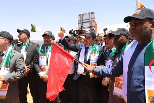 Historic Event.. Launch of the Algerian Section of the Trans-Saharan Gas Pipeline Project