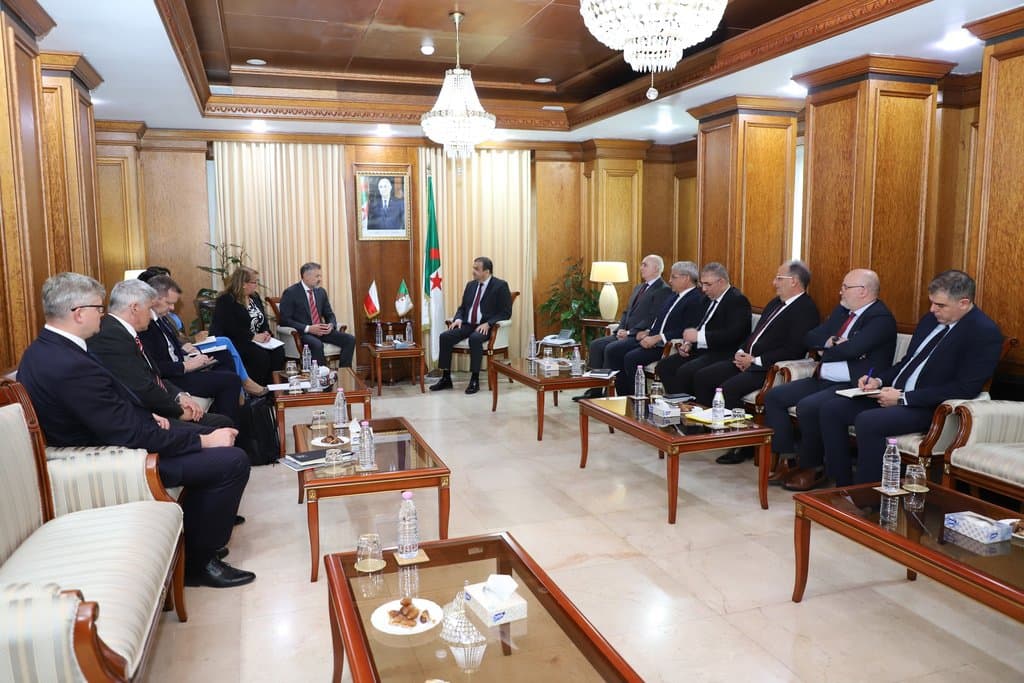 Hydrocarbons: Arqab discusses joint projects in Algeria with Polish Deputy Minister of State Assets