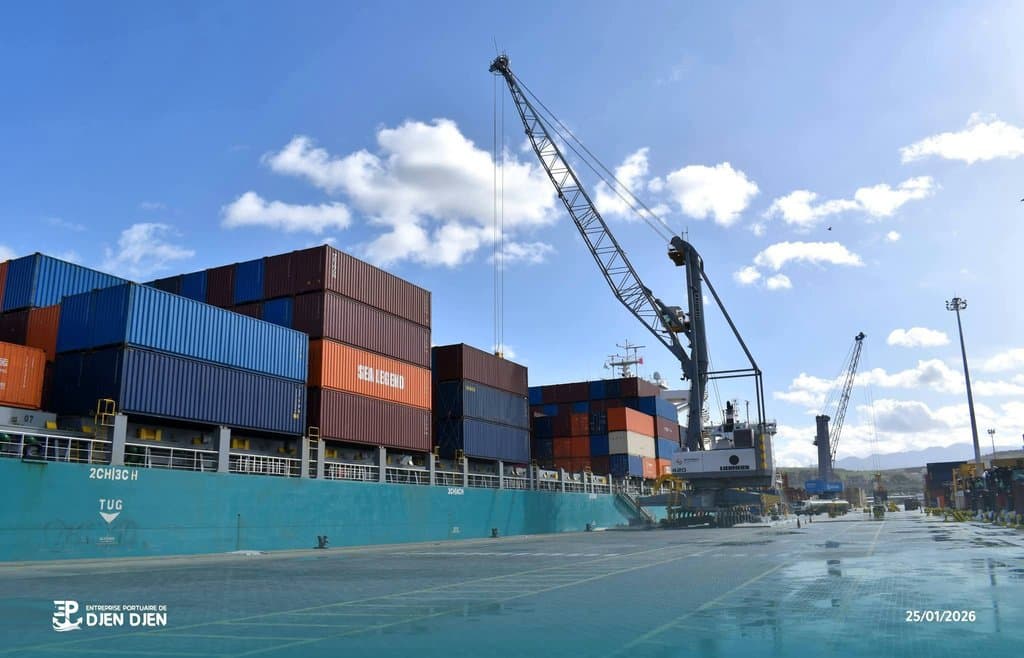 In a first-of-its-kind precedent... 'Transshipment' operation at the Djendjen port - Iqtissad Al Balad
