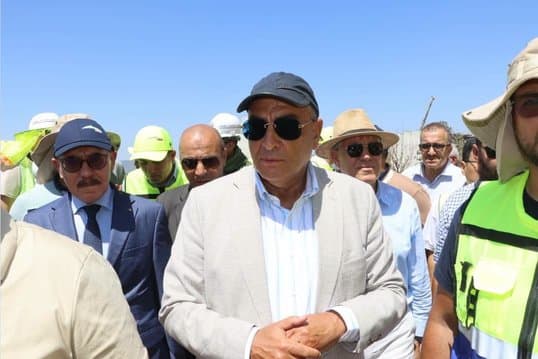 Jalawi inspects the eastern mining railway project workshops in Souk Ahras