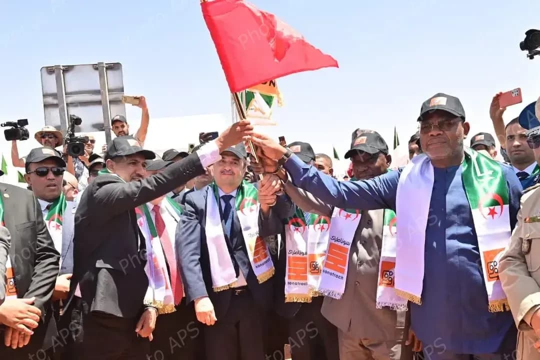 Launch of the Algerian section of the Trans-Saharan Gas Pipeline in Adrar