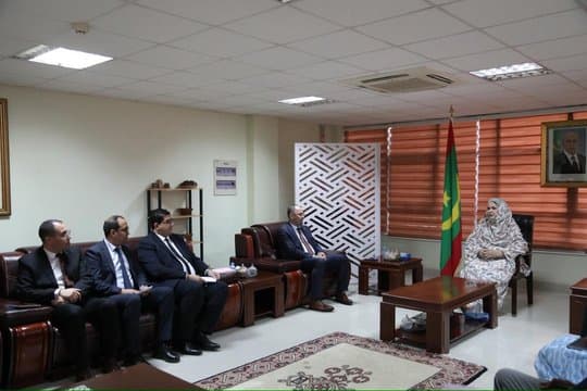 Mauritanian Minister of Trade and Tourism Receives Ministerial Delegation Alongside Algerian Ambassador in Mauritania