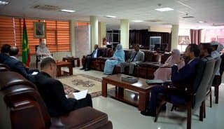 Mauritanian Minister of Trade and Tourism Receives Ministerial Delegation and Algerian Ambassador in Mauritania