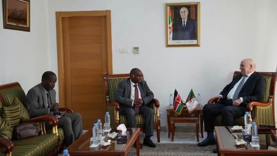 Minister of Industry Discusses Expansion of Algerian Exports to East African Markets with Kenyan Ambassador