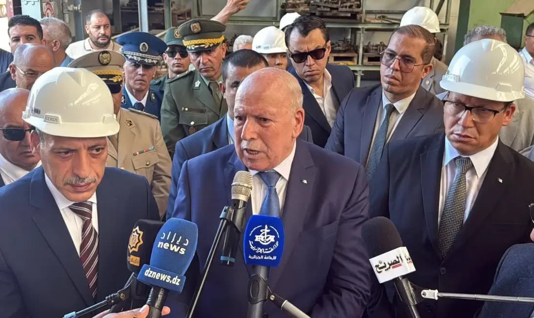 Minister of Industry Inspects the Operations of 'Ferrovia' Group in Annaba