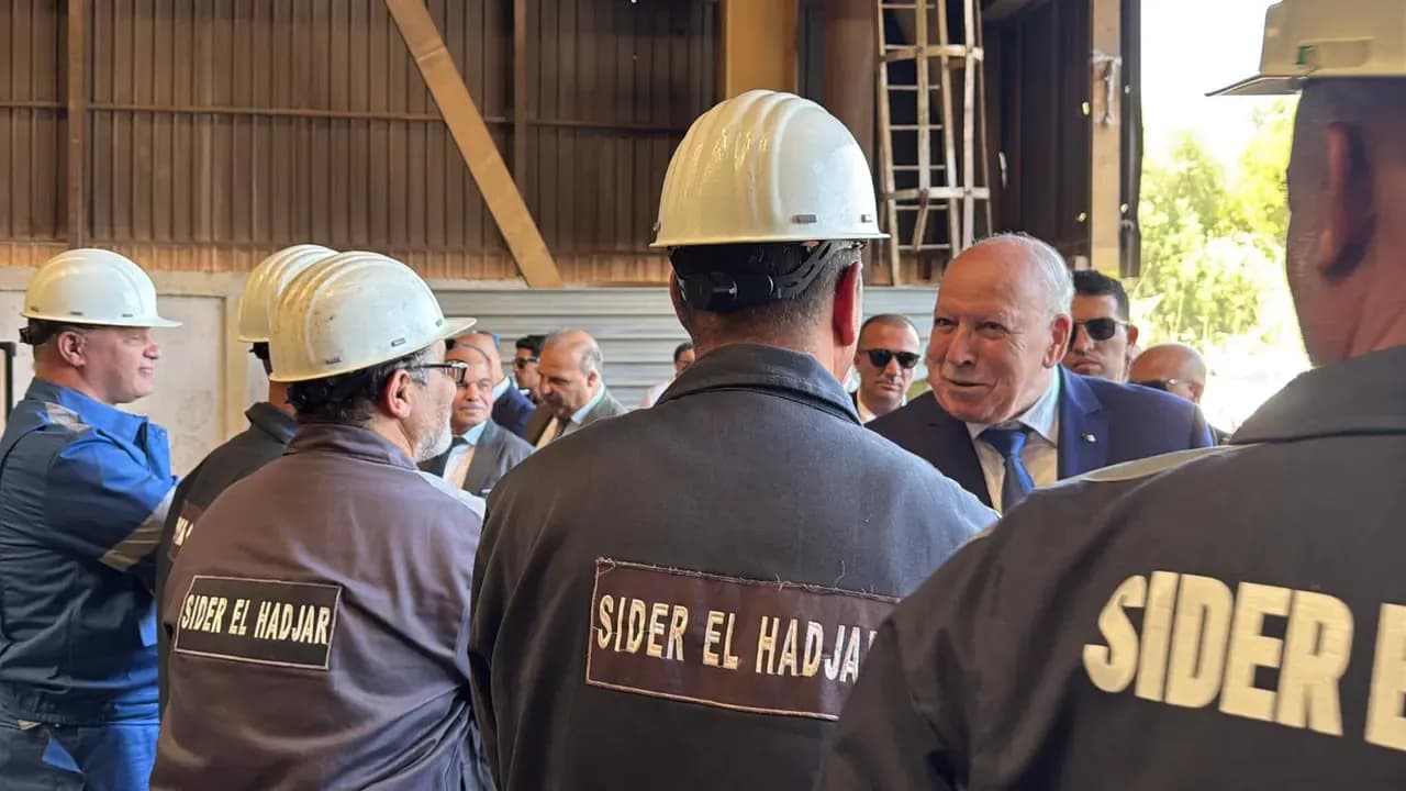 Minister of Industry: Reviving the El-Hadjar Steel Complex is a 'Strategic Priority'