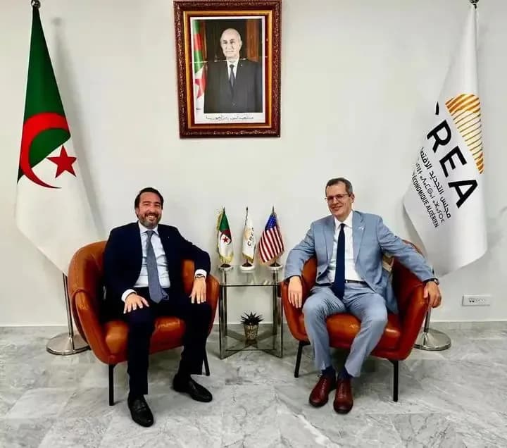 Moulay meets the Chargé d'Affaires at the American Embassy