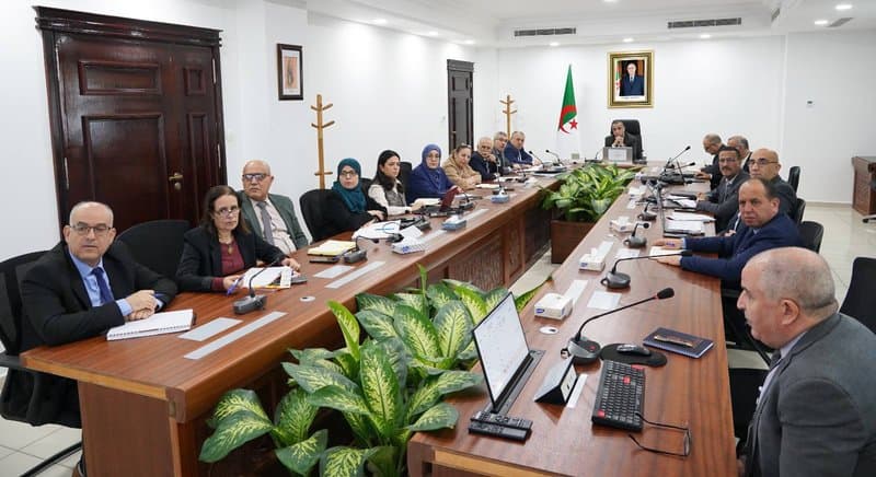 Mr. Ajal chairs a meeting to follow up on several strategic files