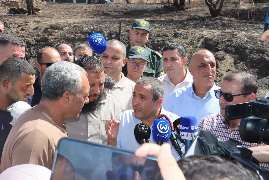 Mr. Khaldi confirms from Jijel that all farmers' losses will be compensated regardless of their type