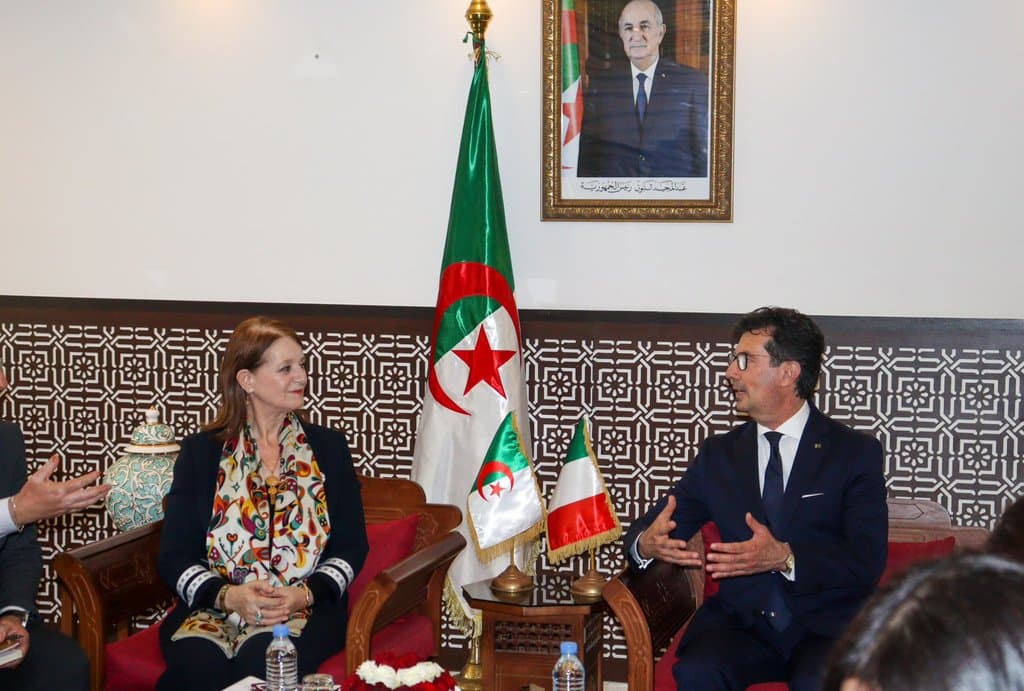 Ms. Medahi Receives Delegation of the Italian-Algerian Friendship Parliamentary Group