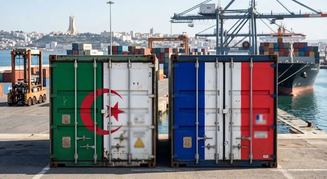 Near complete closure of French exports to Algeria