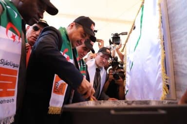 Official launch signal for the construction of the Algerian section of the Trans-Saharan Gas Pipeline project