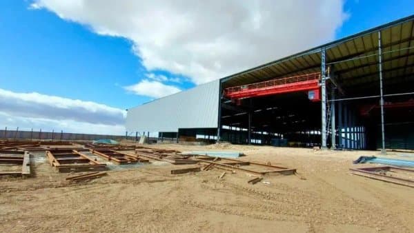 Progress on a major iron and steel project