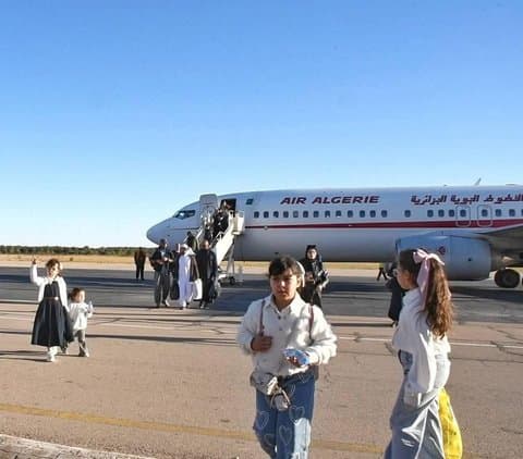 Reopening of the air route to Algiers with large aircraft