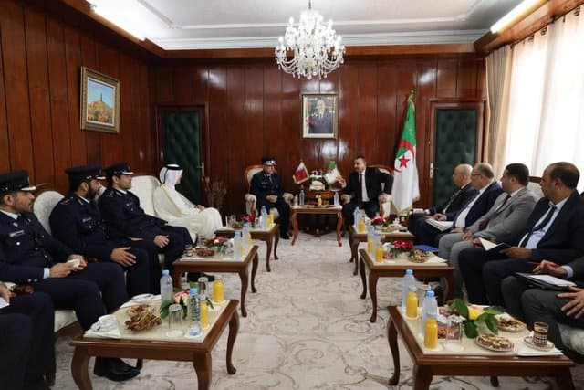 Saïd Sadiou receives the Director of International Cooperation at the Qatari Ministry of Interior