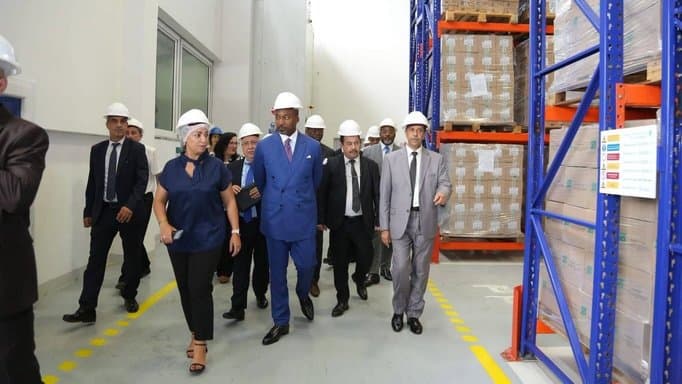 Saida showcases its production capabilities to a Congolese delegation