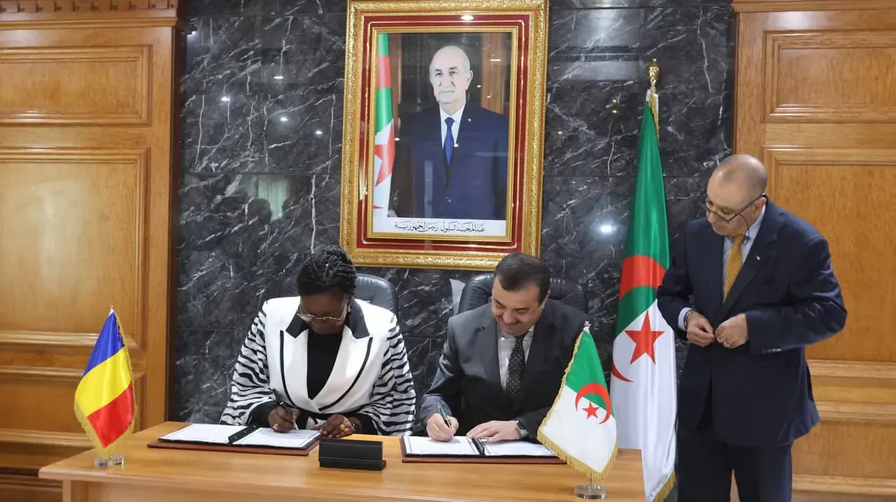 Signing of Minutes of Talks Between Algeria and Chad on Hydrocarbons and Mines