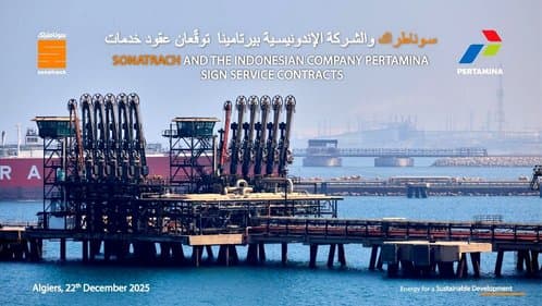Sonatrach and Pertamina Sign Three Service Contracts for Offshore Ménégas
