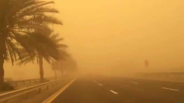 Strong Winds and Sandstorms Today - Iqtissad Al Balad