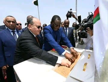 The Prime Minister Lays the Foundation Stone for the Algerian-Chadian Solidarity Power Plant in N'Djamena