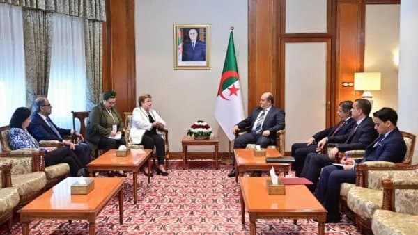 The Prime Minister receives the Director of the International Monetary Fund