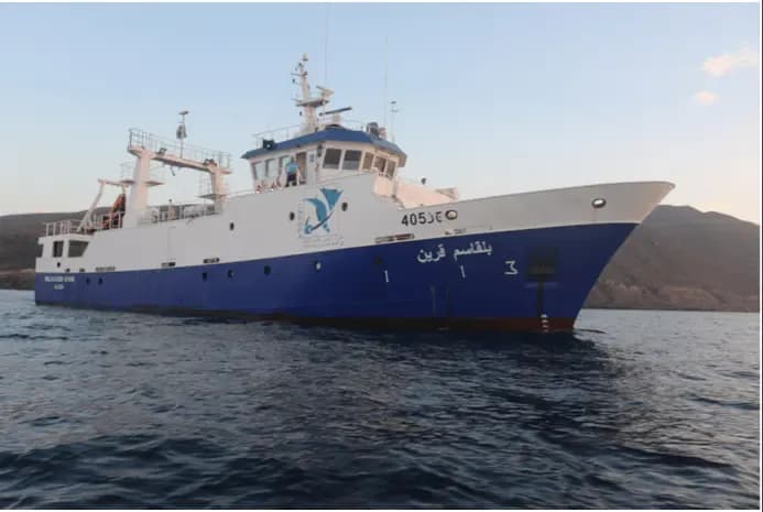 The scientific ship 'Qareen Belkacem' begins a national campaign to assess surface fish resources 'Albal 2026'